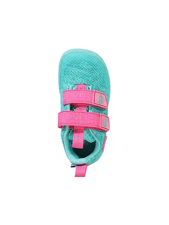 AFFENZAHN | Chaussures pieds nus pour enfants KNIT HAPPY Tigre | türkis